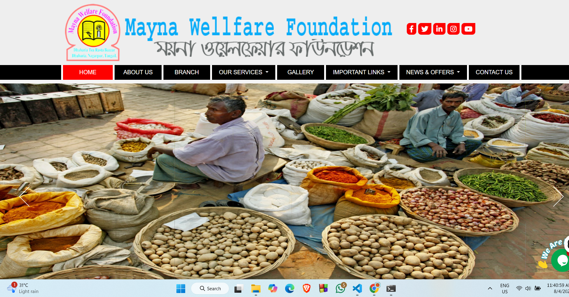 NGO & Charity Organization Website